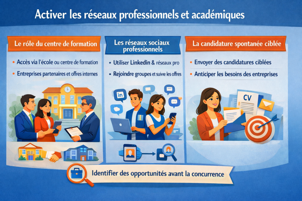 Activer les réseaux professionnels et académiques