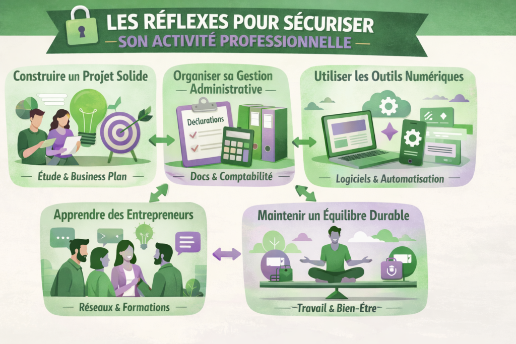 Les réflexes pour sécuriser son activité professionnelle