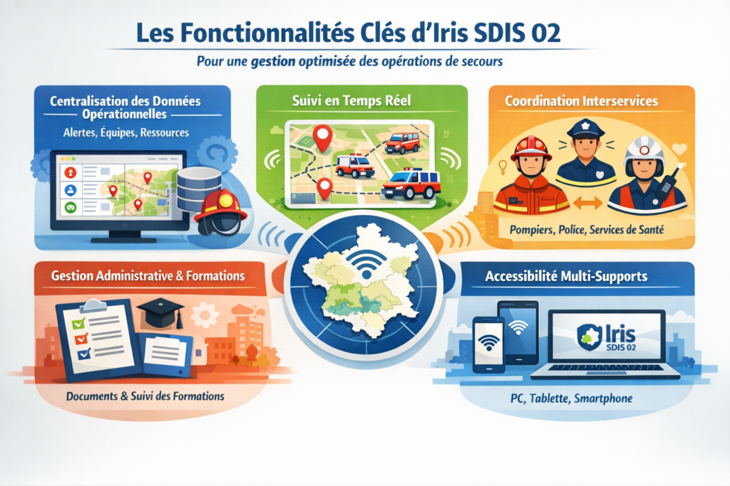 Les fonctionnalités clés d’Iris SDIS 02