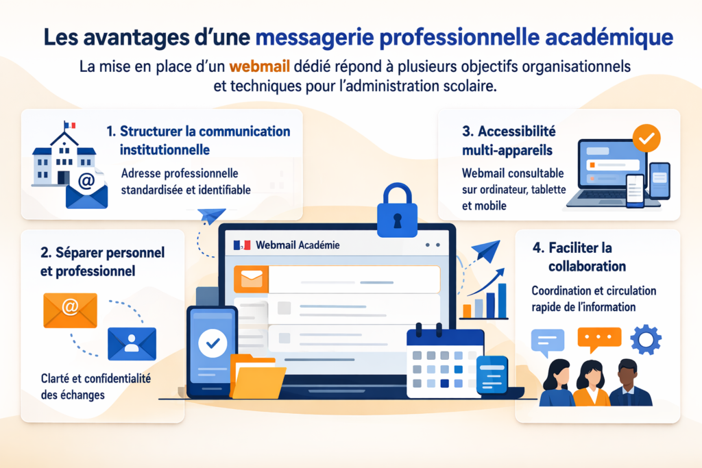 Les avantages d’une messagerie professionnelle académique