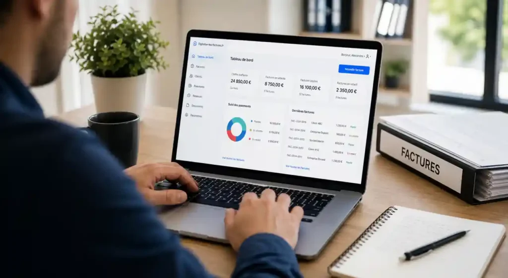 Digitalise-tes-factures.fr : outil de facturation simple et automatisé