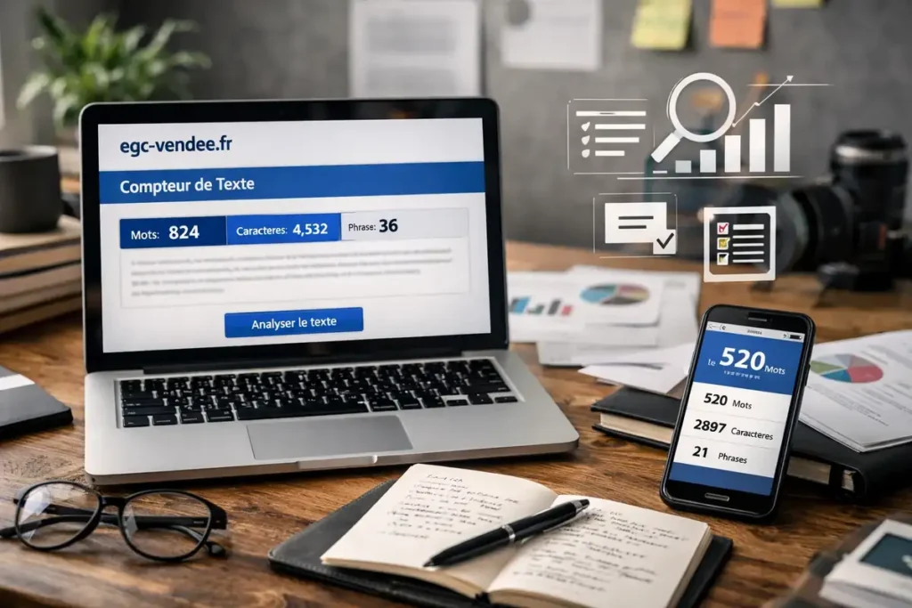 Compteur texte egc-vendee.fr : un outil stratégique pour structurer et optimiser ses contenus Compteur texte egc-vendee.fr : un outil stratégique pour structurer et optimiser ses contenus