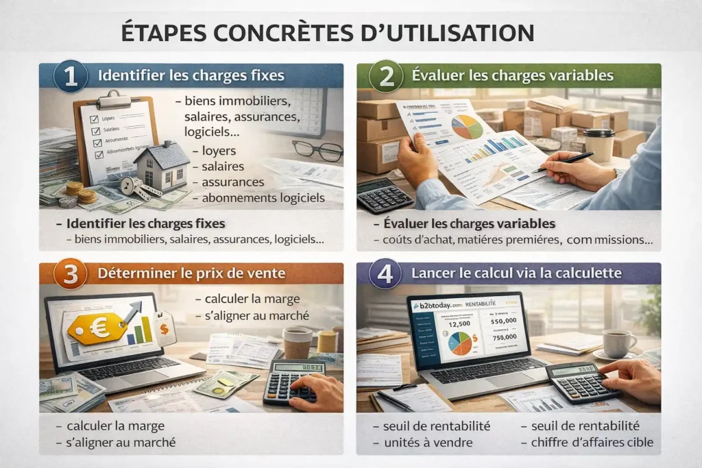 Étapes concrètes d’utilisation