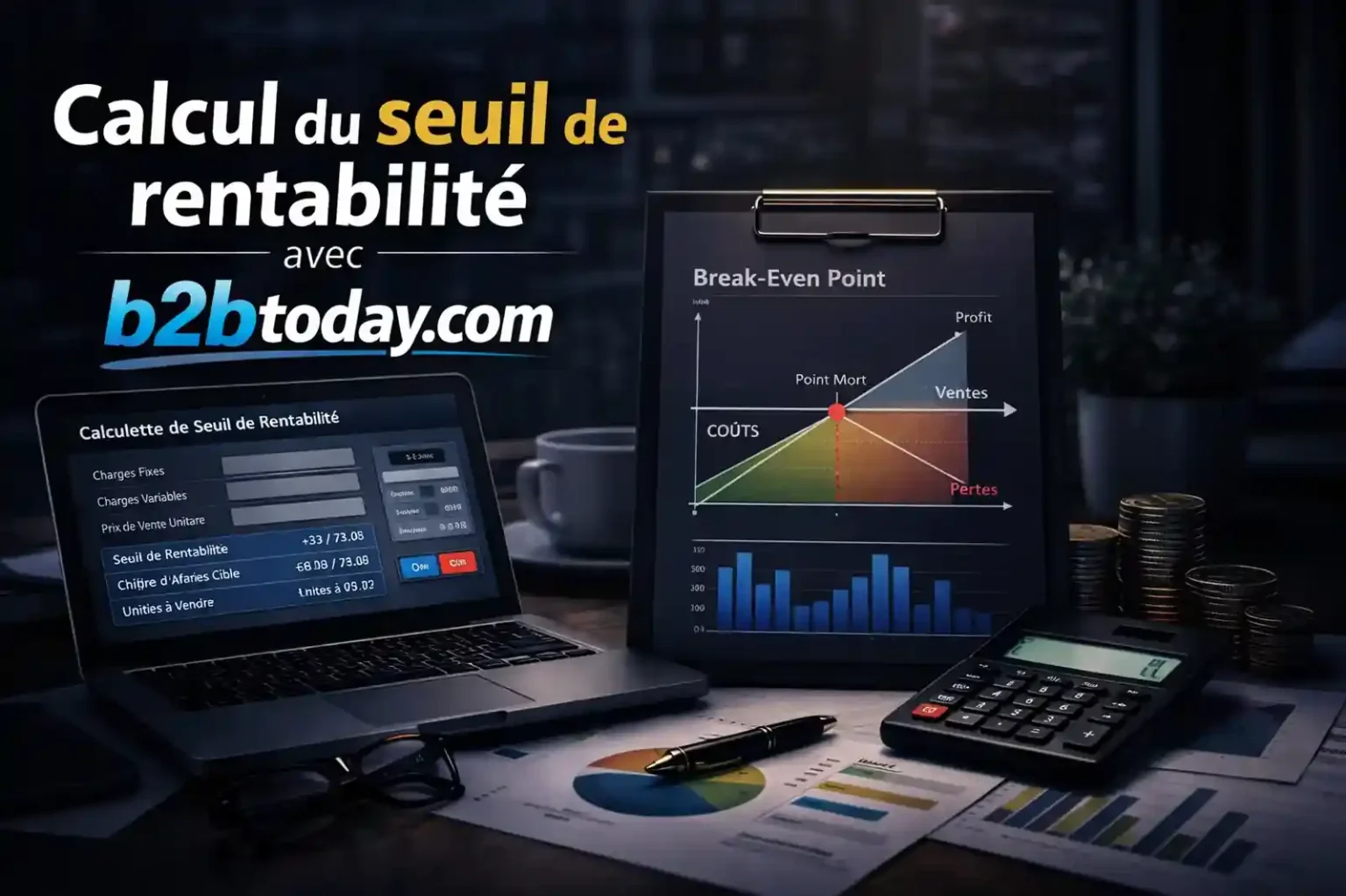 Calcul du seuil de rentabilité avec b2btoday.com : méthode, utilisation et enjeux Calcul du seuil de rentabilité avec b2btoday.com : méthode, utilisation et enjeux