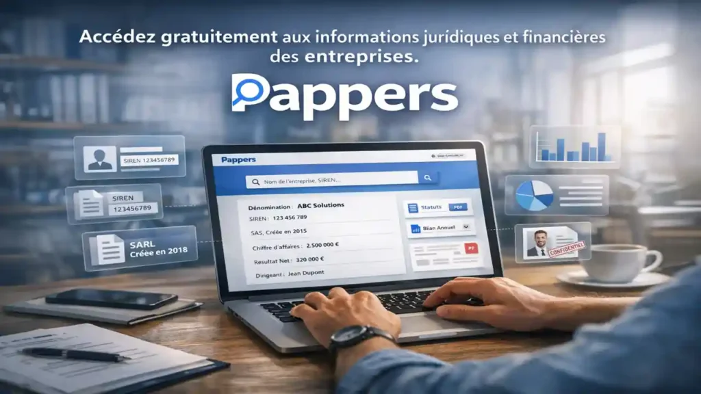 Pappers : accéder gratuitement aux informations juridiques et financières des entreprises